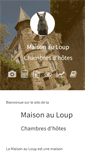 Mobile Screenshot of maison-au-loup.fr